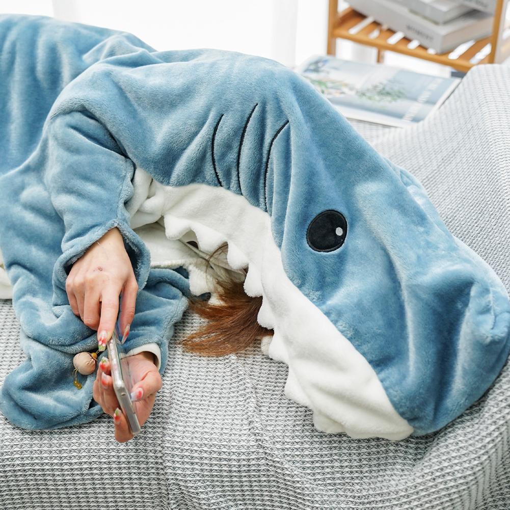 Cool Shark Sleeping Bag Pajamas Office - High Quality Fabric