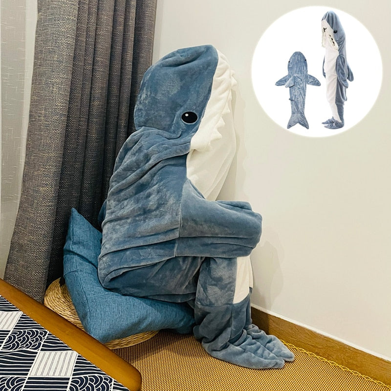 Cool Shark Sleeping Bag Pajamas Office - High Quality Fabric